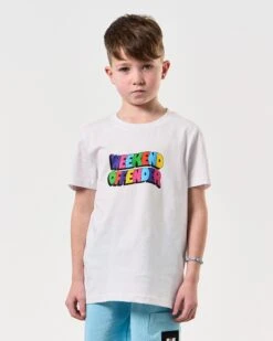 Weekend Offender Kids Hallelujah Graphic T-Shirt White -Warm Knit Wear Sales KIDSPTSS2413 HALLELUJAH WHITE 7733