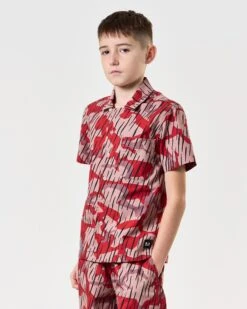 Weekend Offender Kids Monuriki Camo Shirt Blaze Red Rain Camo 8 Weekend Offender Kids Monuriki Camo Shirt Blaze Red Rain Camo -Warm Knit Wear Sales KIDSSHSS2404 MONURIKI CAMO BLAZE7698