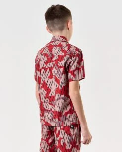 Weekend Offender Kids Monuriki Camo Shirt Blaze Red Rain Camo 9 Weekend Offender Kids Monuriki Camo Shirt Blaze Red Rain Camo -Warm Knit Wear Sales KIDSSHSS2404 MONURIKI CAMO BLAZE7706