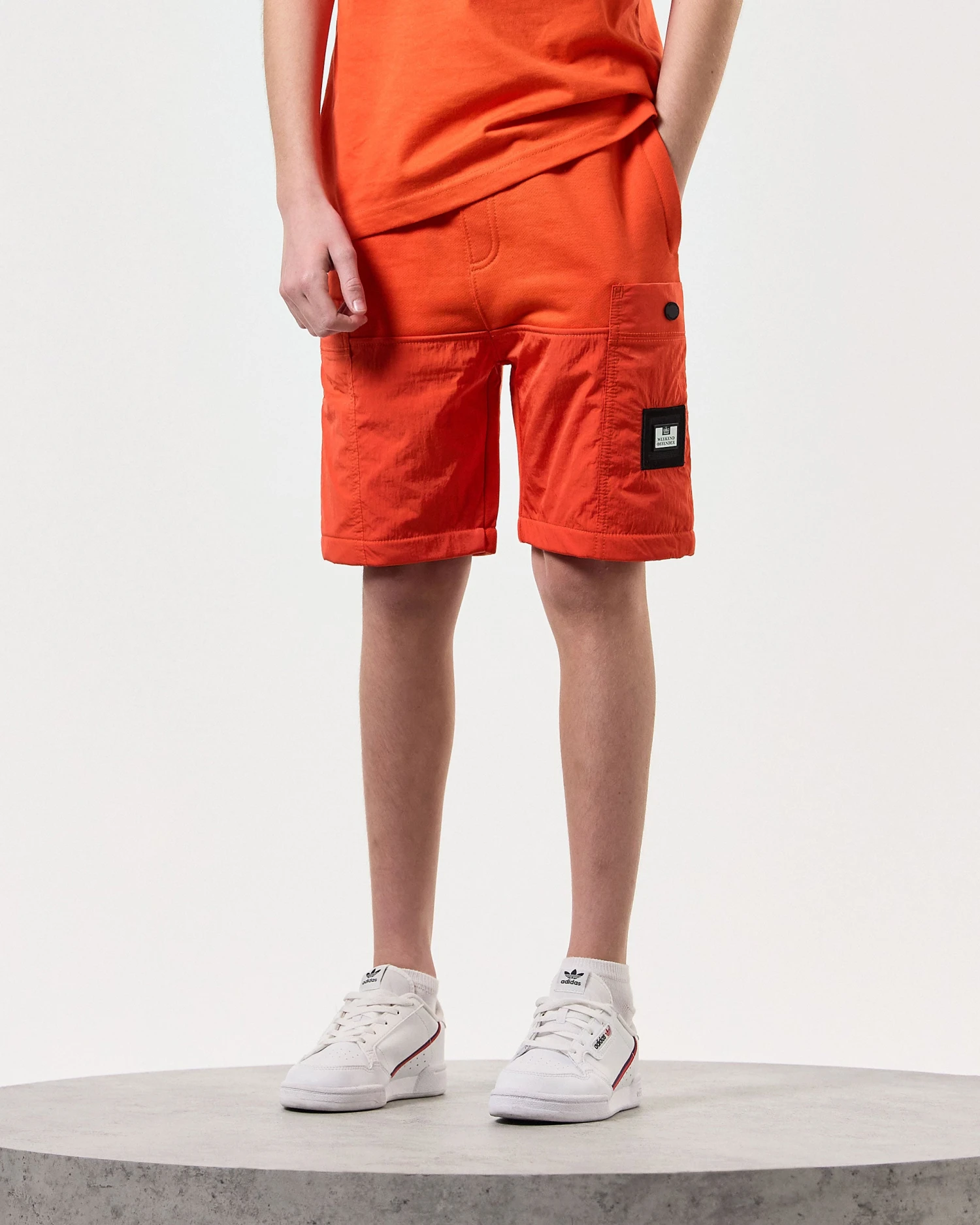 Weekend Offender Kids Azeez Parachute Pocket Shorts Pure Orange 3 Weekend Offender Kids Azeez Parachute Pocket Shorts Pure Orange - Image 3
