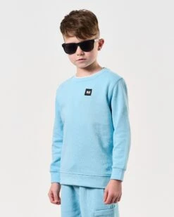 Weekend Offender Kids Ferrer Sweatshirt Saltwater 8 Weekend Offender Kids Ferrer Sweatshirt Saltwater -Warm Knit Wear Sales KIDSSWSS2402 FERRER SALTWATER 7762