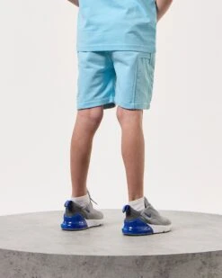 Weekend Offender Kids Azeez Parachute Pocket Shorts Saltwater -Warm Knit Wear Sales KIDSTSSS2418 TABITI SALTWATER 7959