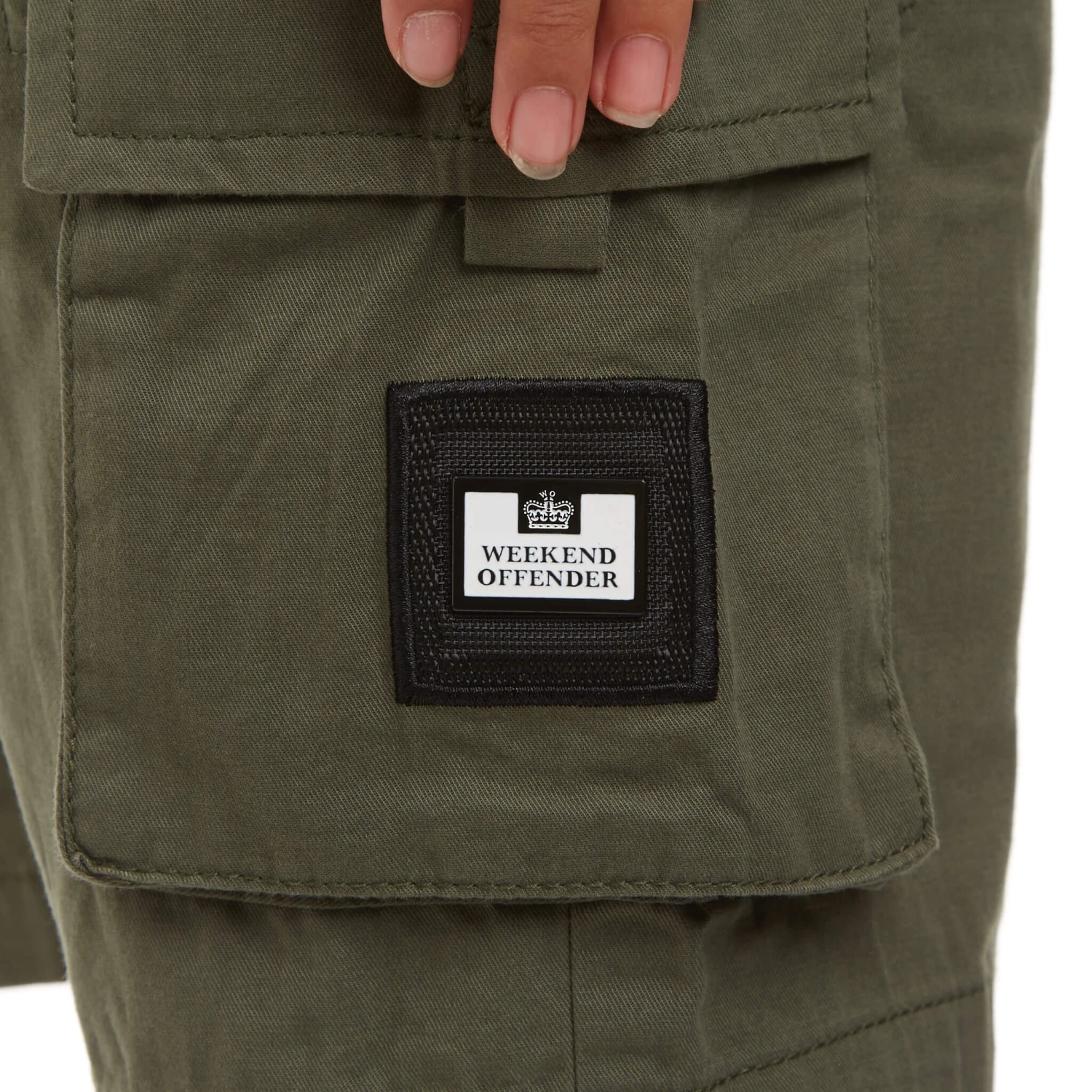Weekend Offender Kids Mascia Cargo Shorts Dark Green 4 Weekend Offender Kids Mascia Cargo Shorts Dark Green - Image 4