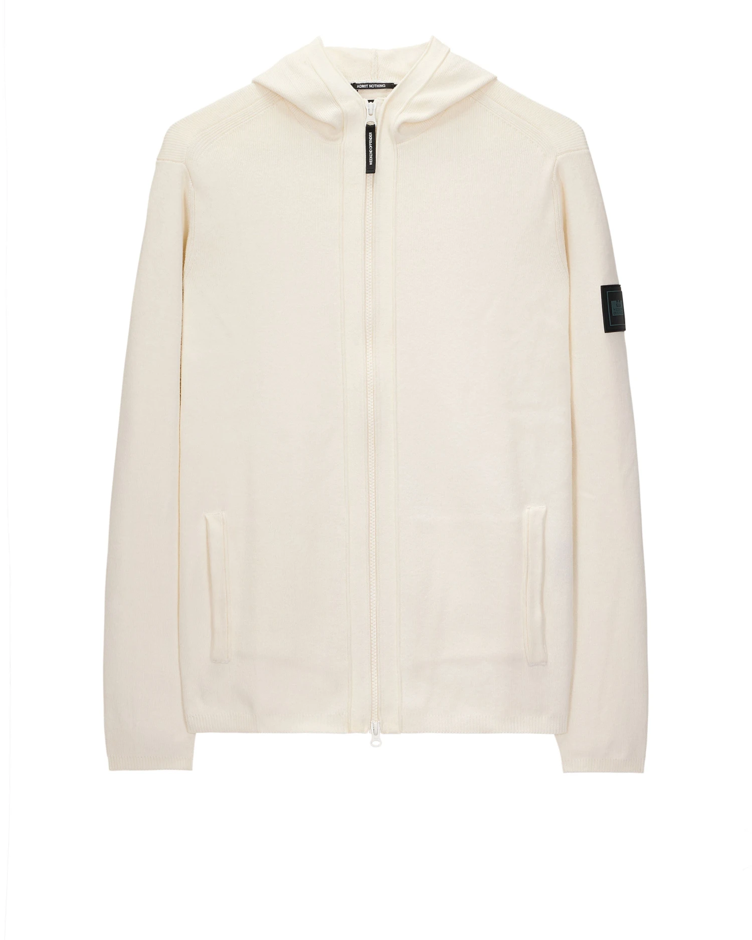 Weekend Offender Enzo Knitted Zip Hooded Sweater Winter White 1 Weekend Offender Enzo Knitted Zip Hooded Sweater Winter White