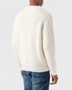 Weekend Offender Couto Knitted Sweater Winter White -Warm Knit Wear Sales KWAW2307 COUTO WINTER WHITE 0035 MODEL