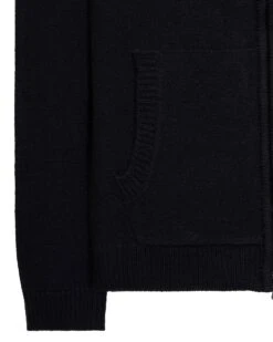 Weekend Offender Dexter Knitted Zip Sweater Black -Warm Knit Wear Sales KWAW2309 DEXTER BLACK 5721