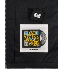 Weekend Offender Latmun Mesh Pocket Over-Shirt Black -Warm Knit Wear Sales OSAW2310 LATMUN BLACK 4263