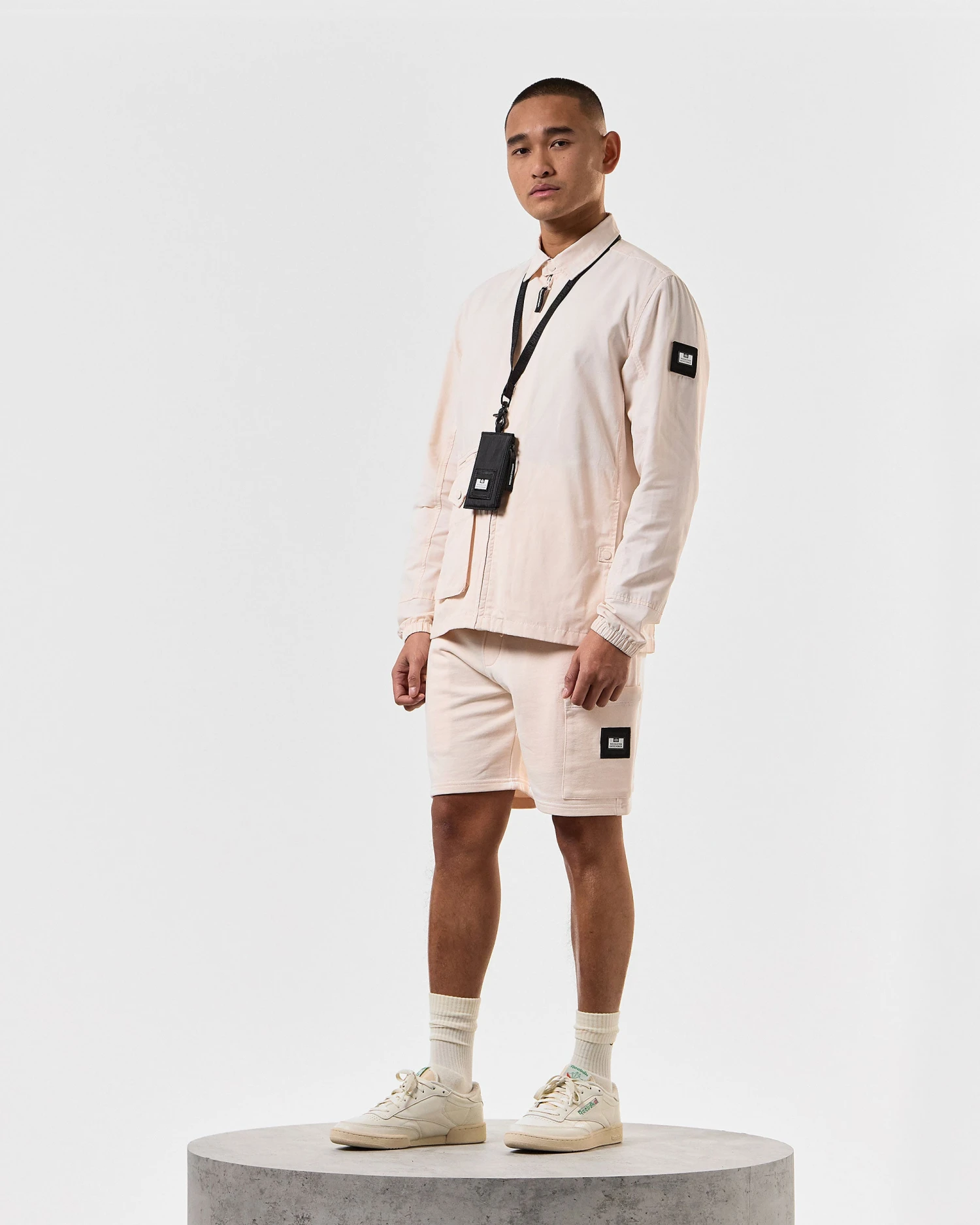 Weekend Offender Hawkins Jogger Shorts Alabaster 2 Weekend Offender Hawkins Jogger Shorts Alabaster - Image 2