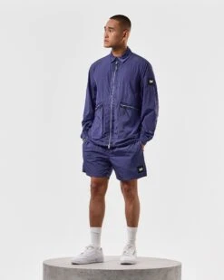 Weekend Offender Zingaro Lightweight Jacket Bright Navy -Warm Knit Wear Sales OSSS2403 ZINGARO BRIGHT NAVY 4283 MODEL 7712bfe1 1269 4f7d bf2b e243e58872b6