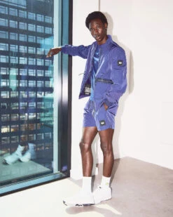 Weekend Offender Zingaro Lightweight Jacket Celeste Green -Warm Knit Wear Sales OSSS2403 ZINGARO BRIGHT NAVY 4283 MODEL crop sm 15bdb3c9 7679 4a19 83ad f92a78c7d5bb