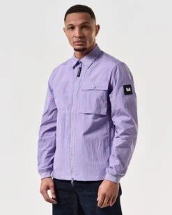 Weekend Offender Arapu Over-Shirt Periwinkle -Warm Knit Wear Sales OSSS2408 ARAPU PERIWINKLE 7254