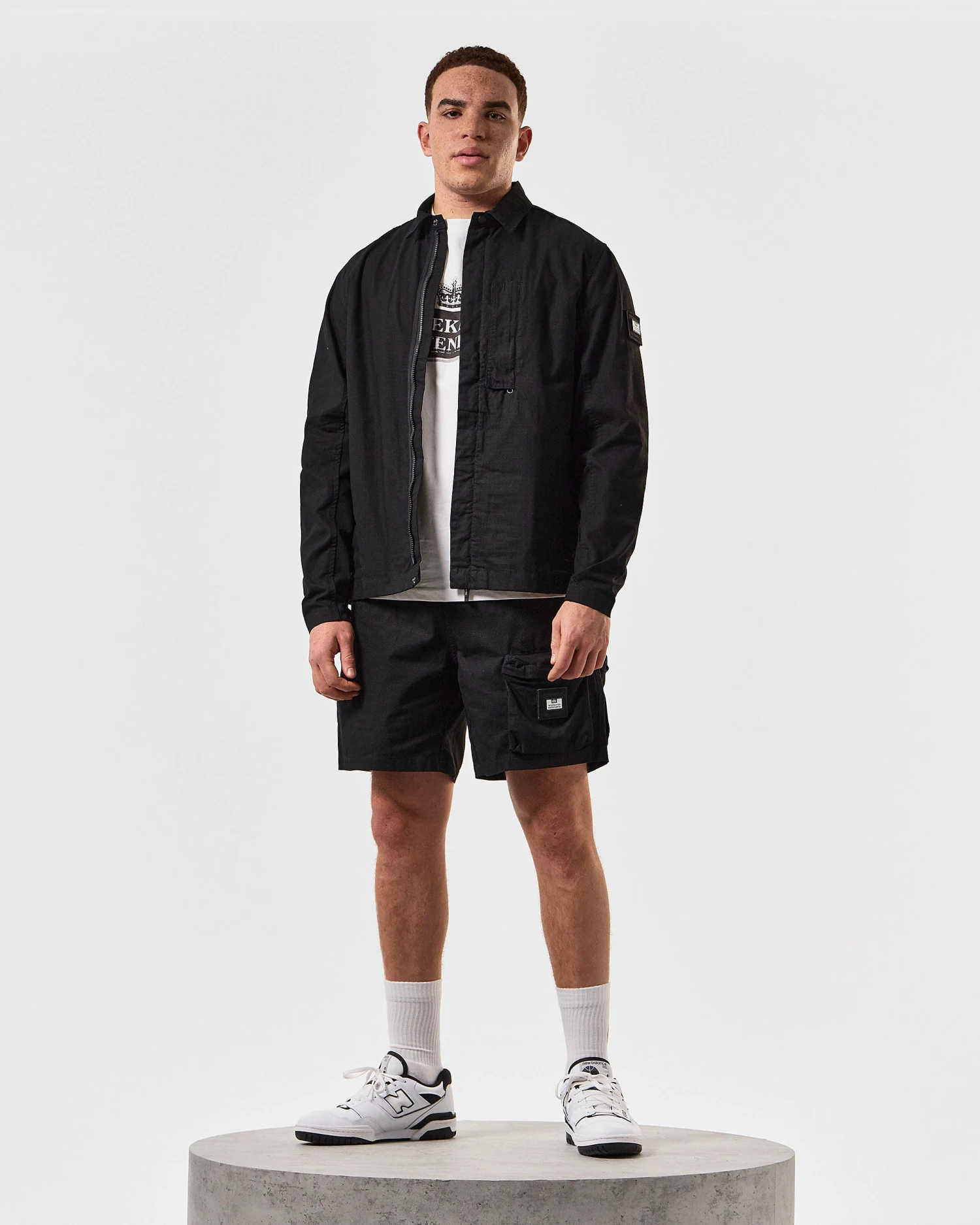 Weekend Offender Sunrise Hills Ripstop Shorts Black 2 Weekend Offender Sunrise Hills Ripstop Shorts Black - Image 2