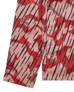 Weekend Offender Waya Over-Shirt Blaze Red Rain Camo -Warm Knit Wear Sales OSSS2420 WAYA CAMO BLAZE 9125