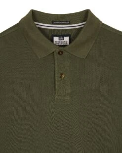 Weekend Offender Austin Long Sleeve Polo Shirt Dark Green -Warm Knit Wear Sales POAW22 14 AUSTIN DARK GREEN 7992