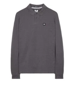 Weekend Offender Dice Long Sleeve Polo Shirt Greystone