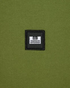 Weekend Offender Caneiros Polo Shirt Seaweed Green -Warm Knit Wear Sales POAW2301 CANEIROS SEAWEED 0843