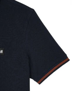 Weekend Offender Colombi Polo Shirt Navy -Warm Knit Wear Sales POAW2311 COLOMBI NAVY 3840