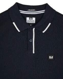 Weekend Offender Rivas Polo Shirt Navy 11 Weekend Offender Rivas Polo Shirt Navy -Warm Knit Wear Sales POAW2312 RIVAS NAVY 3829