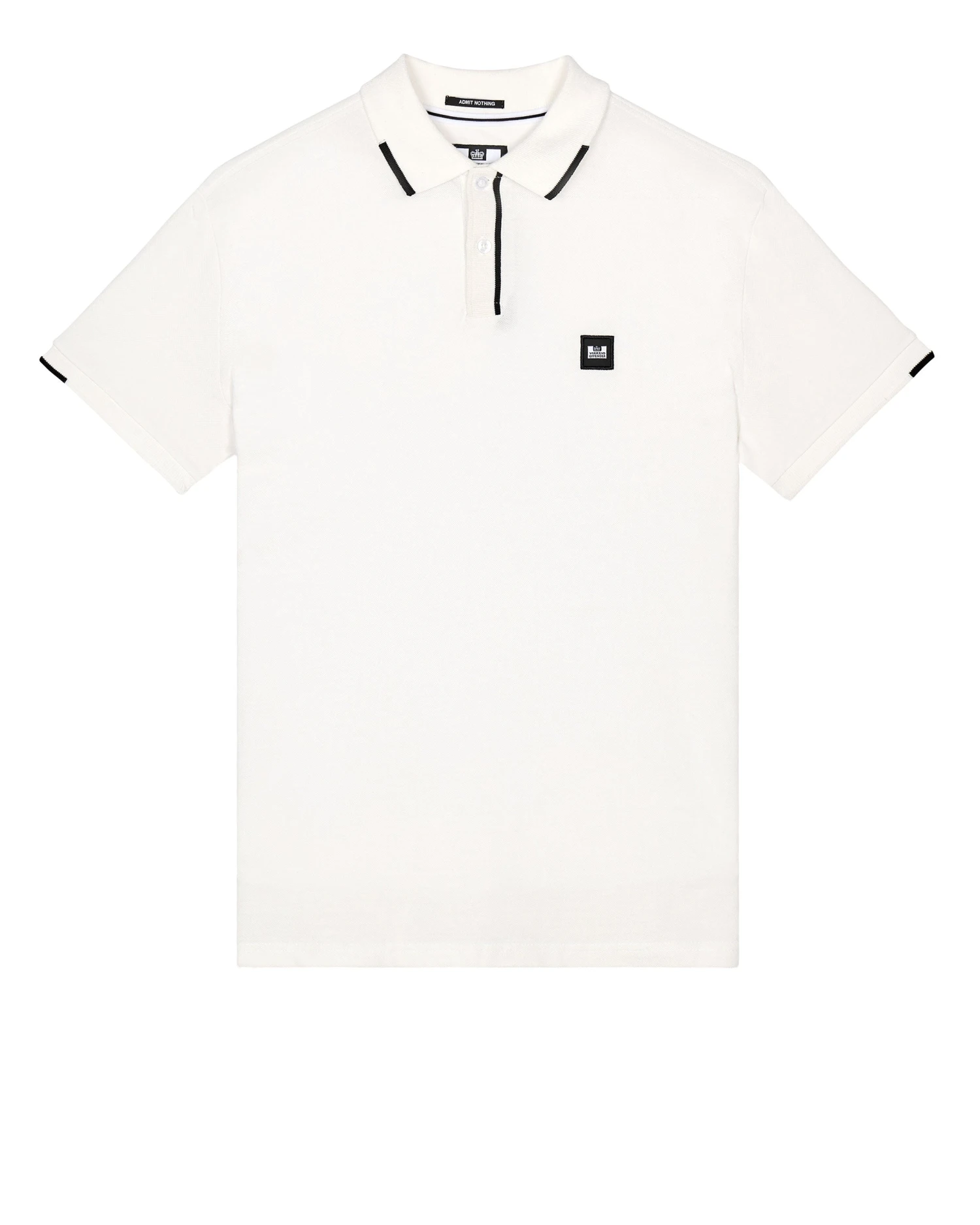 Weekend Offender Rivas Polo Shirt Winter White 1 Weekend Offender Rivas Polo Shirt Winter White