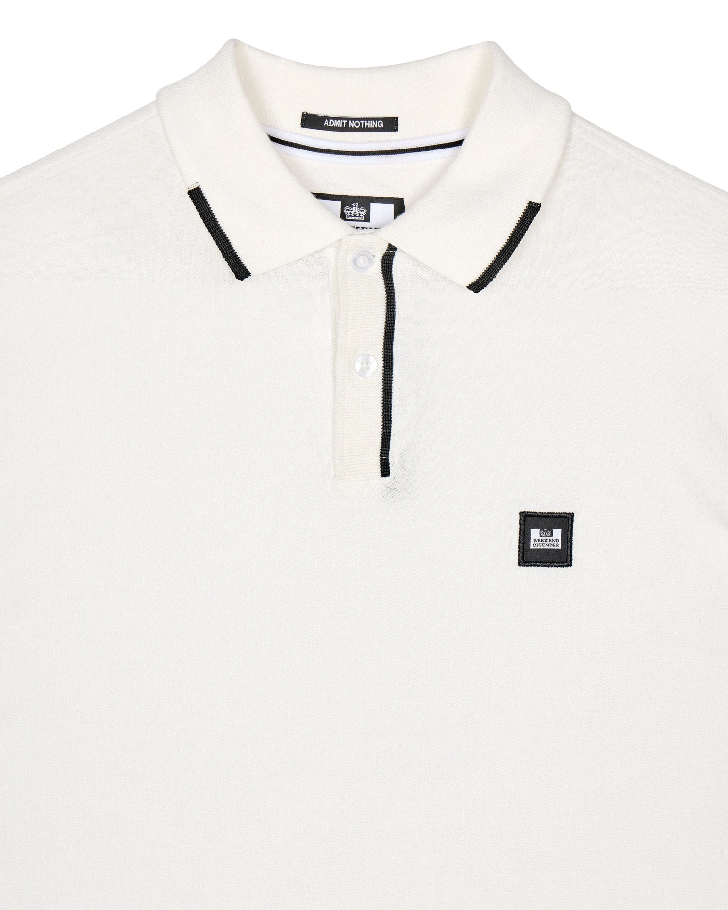 Weekend Offender Rivas Polo Shirt Winter White 5 Weekend Offender Rivas Polo Shirt Winter White - Image 5