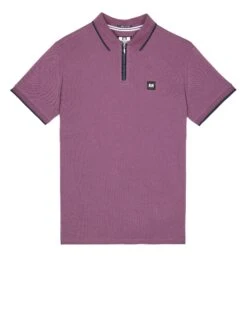 Weekend Offender Shore Polo Shirt Deep Plum