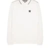 Weekend Offender Carola Long Sleeve Polo Shirt Winter White/House Check