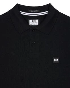 Weekend Offender Dice Long Sleeve Polo Shirt Black -Warm Knit Wear Sales POAW3220 DICE BLACK 0988