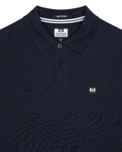 Weekend Offender Dice Long Sleeve Polo Shirt Navy -Warm Knit Wear Sales POAW3220 DICE NAVY 0975
