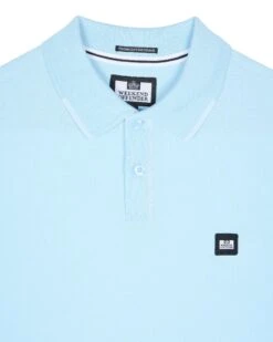 Weekend Offender Rivas Polo Shirt Mineral -Warm Knit Wear Sales POSS23 12 RIVAS MINERAL 2746