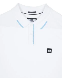 Weekend Offender Rivas Polo Shirt White 10 Weekend Offender Rivas Polo Shirt White -Warm Knit Wear Sales POSS23 12 RIVAS WHITE 2731