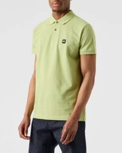 Weekend Offender Caneiros Polo Shirt Fern Moss -Warm Knit Wear Sales POSS2301 CANEIROS FERN MOSS 4936