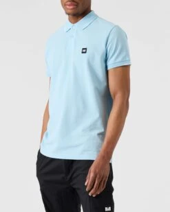 Weekend Offender Rivas Polo Shirt Mineral -Warm Knit Wear Sales POSS2312 RIVAS MINERAL 4772