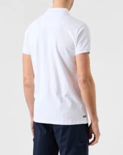 Weekend Offender Rivas Polo Shirt White 9 Weekend Offender Rivas Polo Shirt White -Warm Knit Wear Sales POSS2312 RIVAS WHITE 5583 MODEL