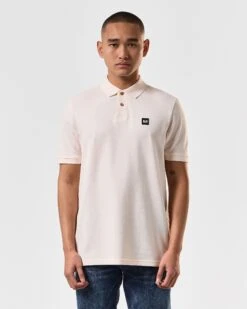 Weekend Offender Caneiros Polo Shirt Alabaster -Warm Knit Wear Sales POSS2401 CANEIROS ALABASTER 4078 MODEL