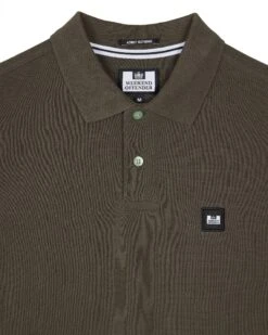 Weekend Offender Caneiros Polo Shirt Castle Green -Warm Knit Wear Sales POSS2401 CANEIROS CASTLE GREEN 10758