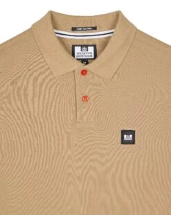 Weekend Offender Caneiros Polo Shirt Cognac Brown -Warm Knit Wear Sales POSS2401 CANEIROS COGNAC 11802