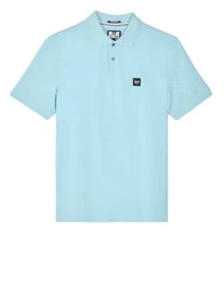 Weekend Offender Caneiros Polo Shirt Saltwater Blue - Plus Size
