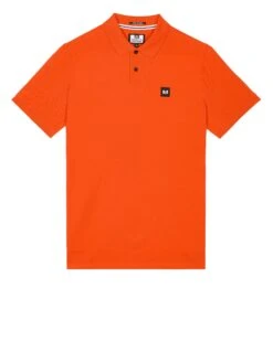 Weekend Offender Caneiros Polo Shirt Pure Orange