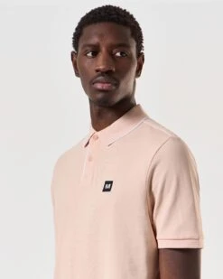 Weekend Offender Astola Polo Shirt Nectar Pink -Warm Knit Wear Sales POSS2402 ASTOLA NECTAR 6760