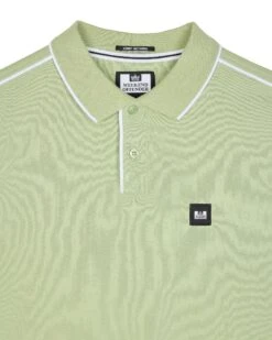 Weekend Offender Astola Polo Shirt Pale Moss Green -Warm Knit Wear Sales POSS2402 ASTOLA PALE MOSS 10999