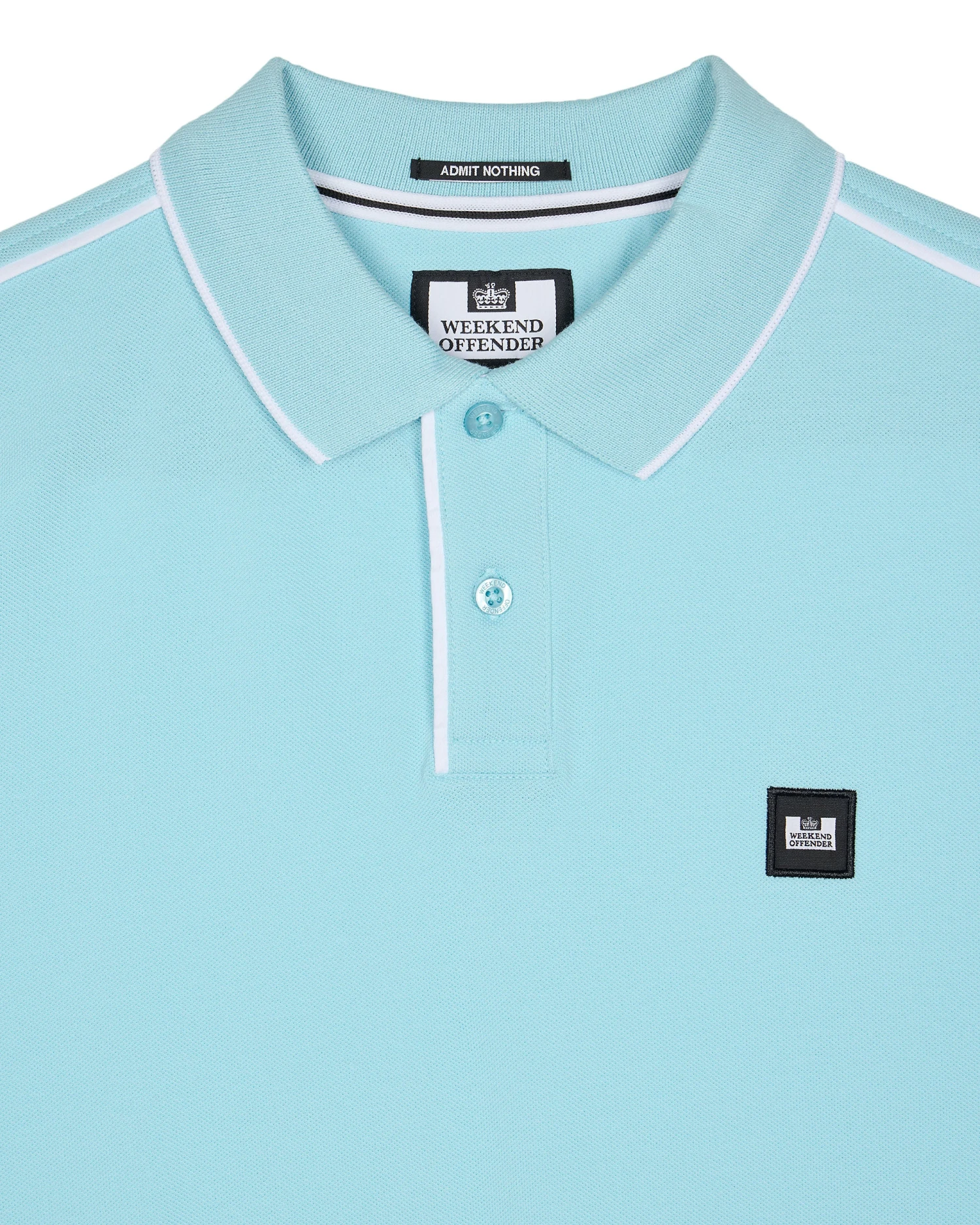 Weekend Offender Astola Polo Shirt Saltwater Blue 7 Weekend Offender Astola Polo Shirt Saltwater Blue - Image 7