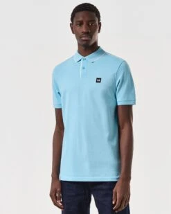 Weekend Offender Astola Polo Shirt Saltwater Blue 9 Weekend Offender Astola Polo Shirt Saltwater Blue -Warm Knit Wear Sales POSS2402 ASTOLA SALTWATER 6815