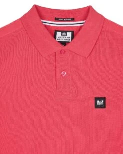 Weekend Offender Brant Polo Shirt Anthurium Pink -Warm Knit Wear Sales POSS2403 BRANT ANTHURIUM 10944