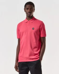 Weekend Offender Brant Polo Shirt Anthurium Pink -Warm Knit Wear Sales POSS2403 BRANT ANTHURIUM 6727
