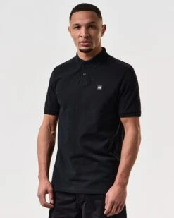 Weekend Offender Brant Polo Shirt Black 8 Weekend Offender Brant Polo Shirt Black -Warm Knit Wear Sales POSS2403 BRANT BLACK 7367