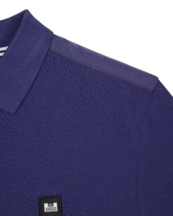Weekend Offender Brant Polo Shirt Bright Navy -Warm Knit Wear Sales POSS2403 BRANT BRIGHT NAVY 10938