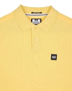 Weekend Offender Brant Polo Shirt Butter Yellow -Warm Knit Wear Sales POSS2403 BRANT BUTTER 10957