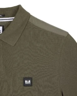 Weekend Offender Brant Polo Shirt Castle Green -Warm Knit Wear Sales POSS2403 BRANT CASTLE GREEN 11816