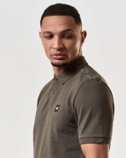 Weekend Offender Brant Polo Shirt Castle Green -Warm Knit Wear Sales POSS2403 BRANT CASTLE GREEN 7246