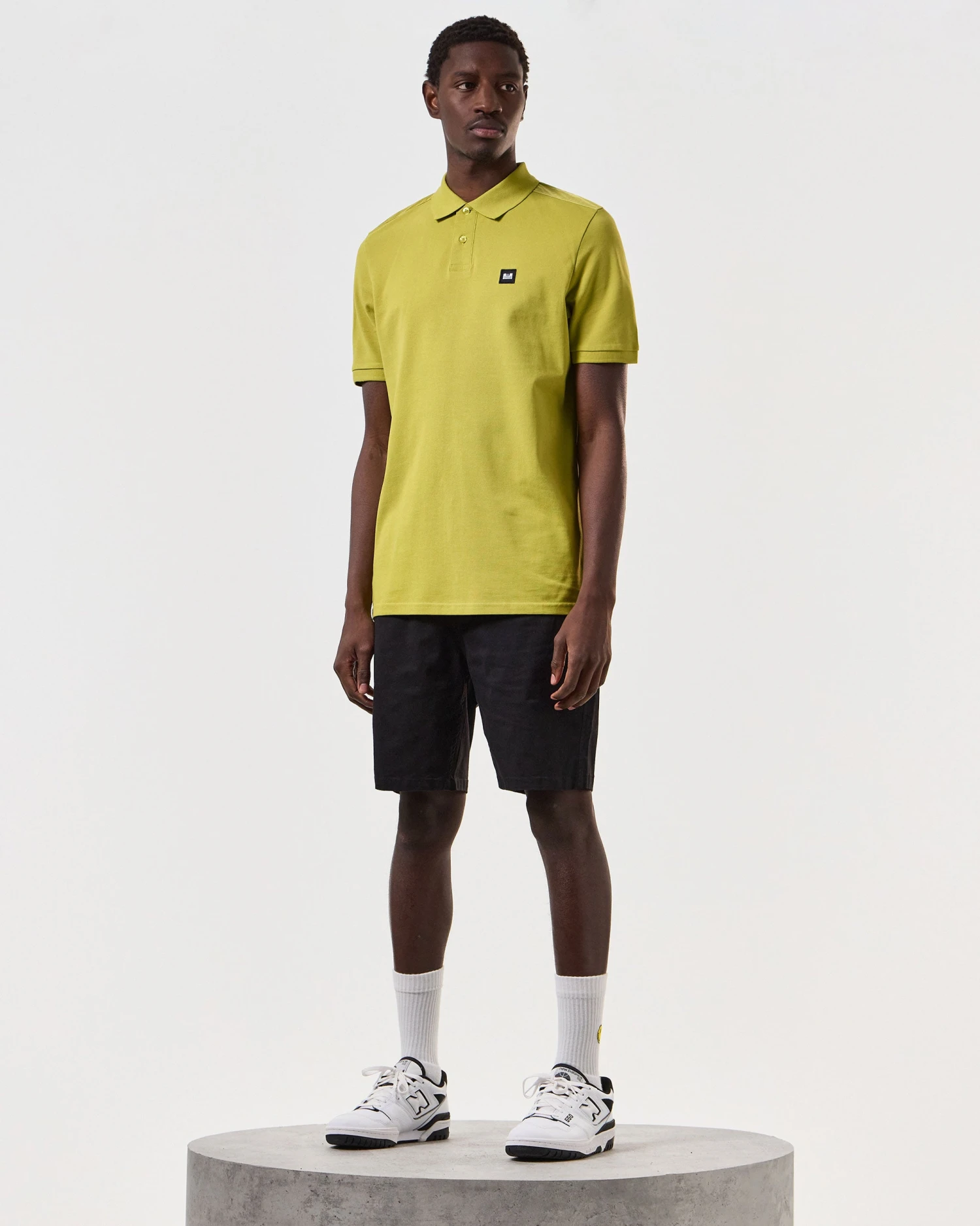 Weekend Offender Brant Polo Shirt Limeish Green 2 Weekend Offender Brant Polo Shirt Limeish Green - Image 2